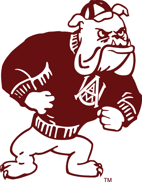 Alabama A&M Bulldogs 1972-Pres Secondary Logo vinyl decal